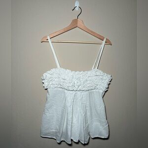 Women’s size 10 white floral Tank Top